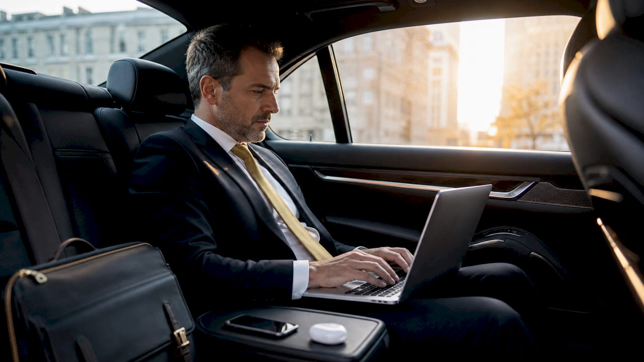 Airport Transfer Productivity Benefits for Business Travelers