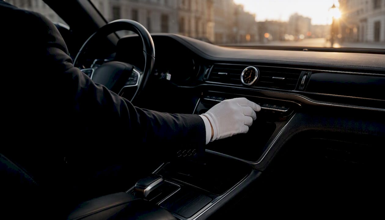 Chauffeur adjusting vehicle privacy features