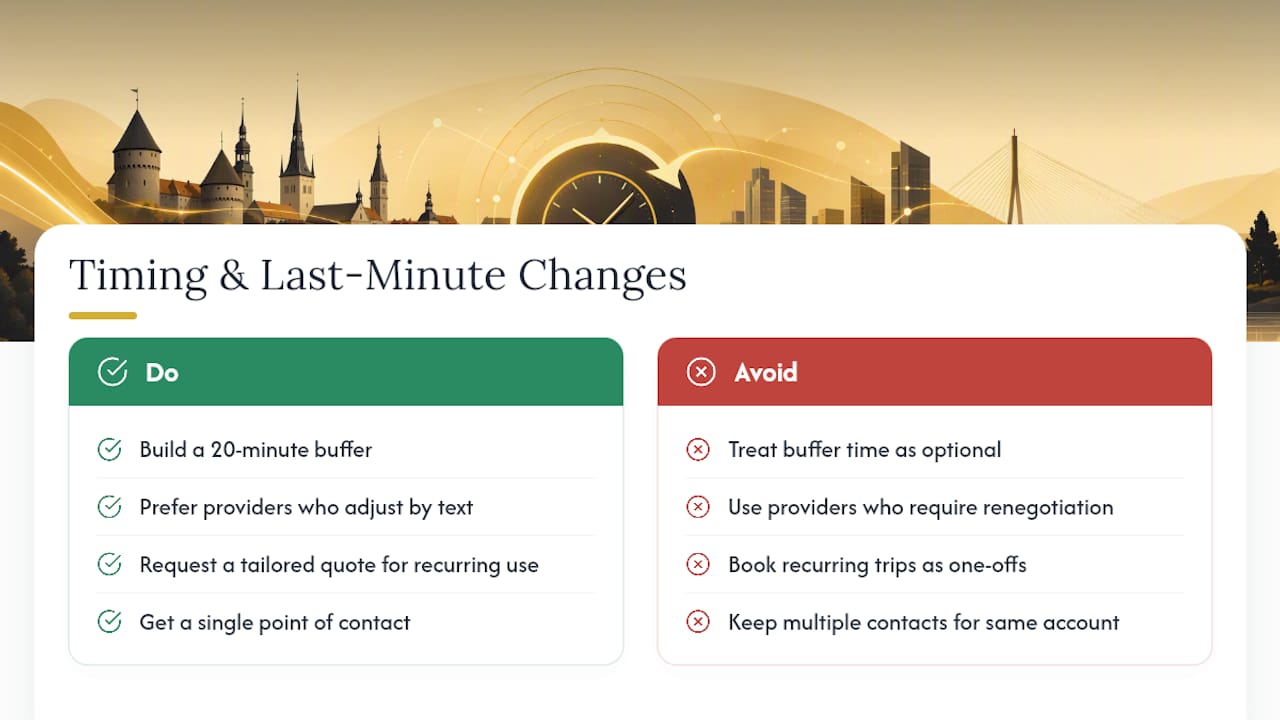 An Editorial Note on Timing and Last-Minute Changes — overview diagram