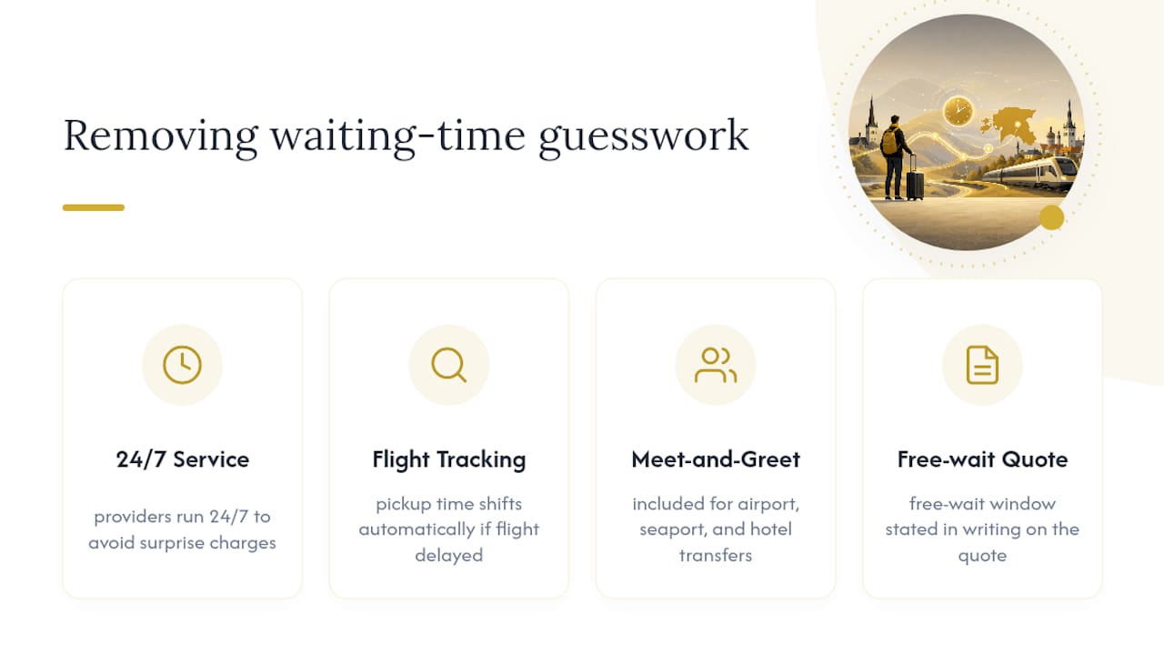 How SolidRide Removes the Guesswork on Waiting Time — overview diagram